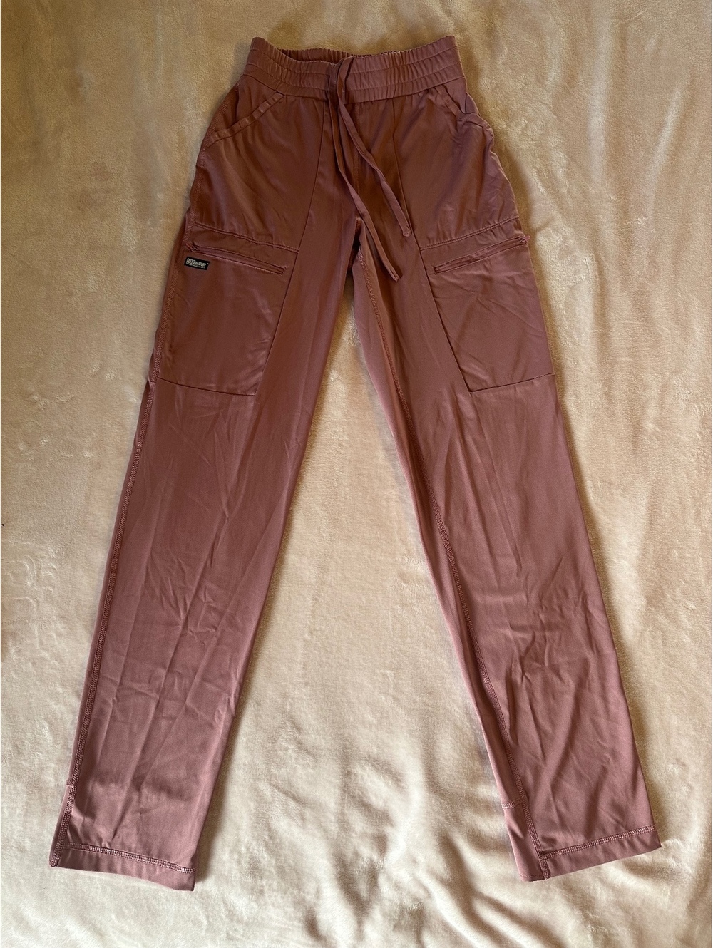 Grey’s Anatomy by Barco Knit Stretch Scrub Pants Pink Size XXS